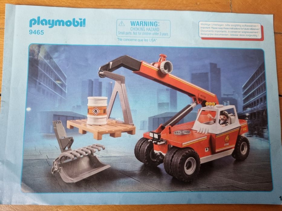 Playmobil 9465 podnośnik strażacki