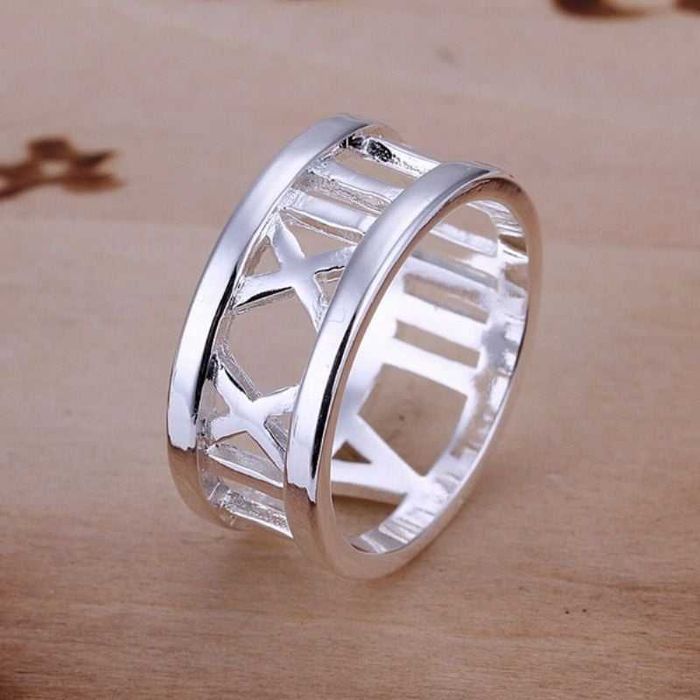 conjunto de anéis em aço novos