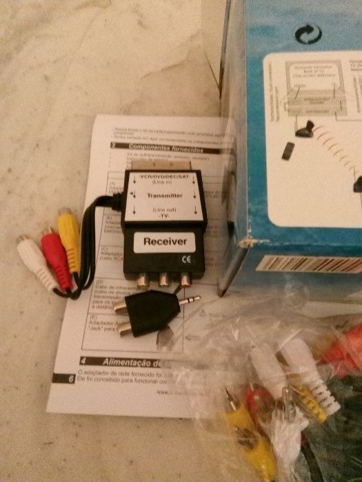 Pela melhor oferta Kit Welltech Wireless Audio /Video+IR 2.4 Ghz