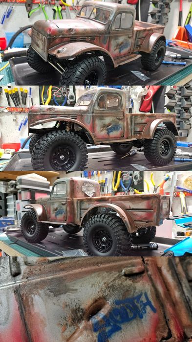 Karoseria dodge superwagon 1:10  313mm rc crawler