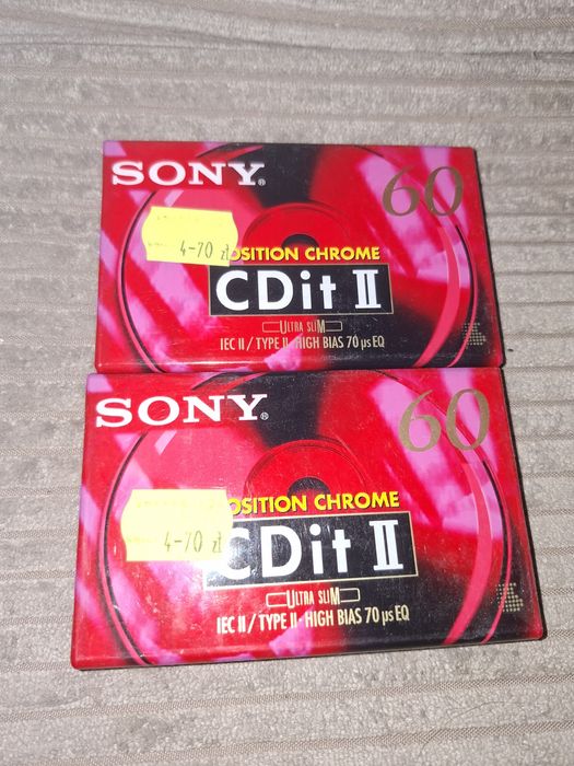 2x kaseta magnetofonowa Sony CDitII 60