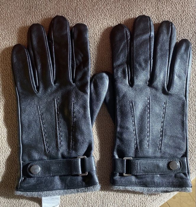 Мужские перчатки Lasocki натуральная кожа