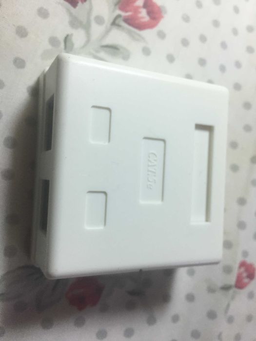 Розетка Logicpower (LP-214) RJ-45 2-порта кат.5Е FTP