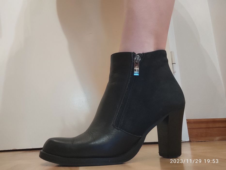 Botki skórzane Lasocki