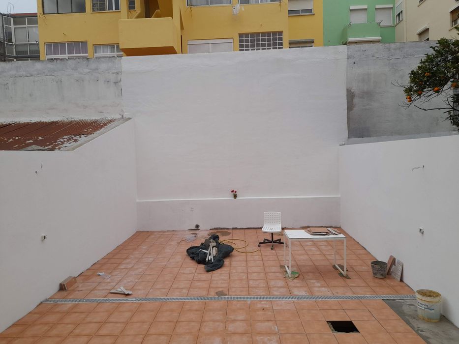 pinturas e pequenas remodelações