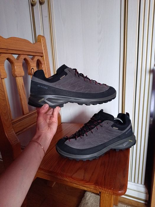 Шкіряні трекінгові черевики 46 Nord на підошві Vibram , Gore-Tex 44р Оригінал водонепроникні