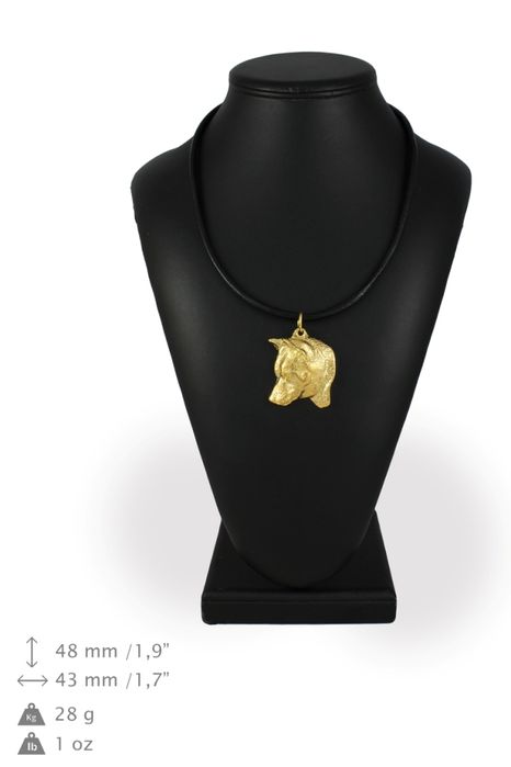 Shiba Inu naszyjnik pozłocony Art-Dog