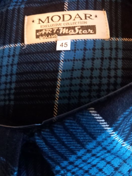 Koszula flanelowa kratka Modar Roz 45 nowa