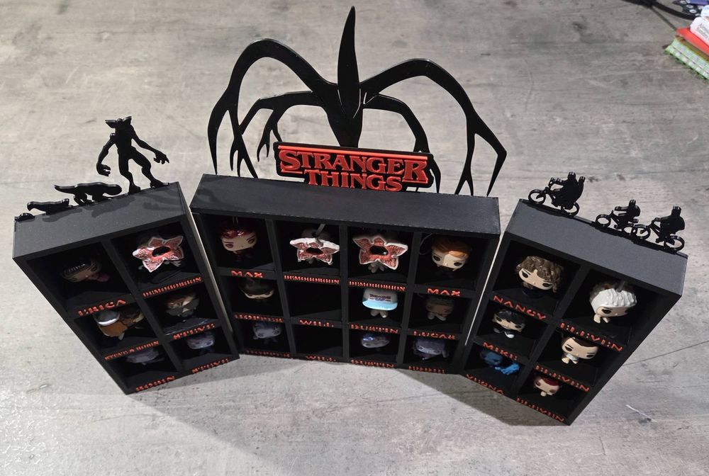 Поличка для фігурок Stranger Things (Дивні дива) | 3D-друк