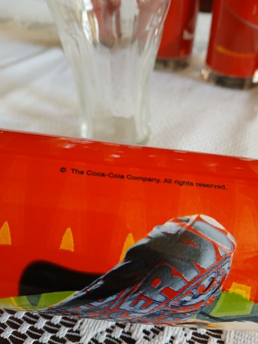 Kolekcjonerskie szklanki ,,Coca-Cola ".6 szt.