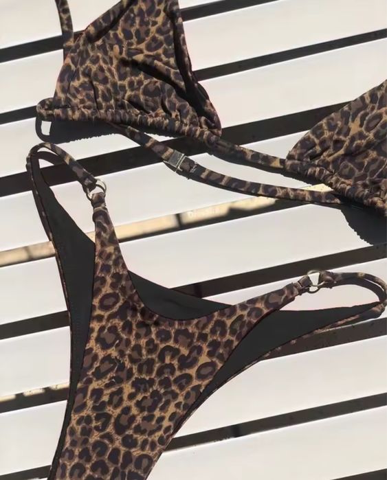 Купальник леопардовий S