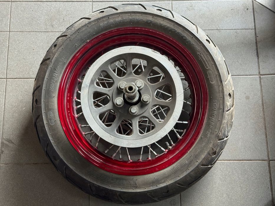 koło felga pulley pasowe komplet harley davidson 17 x 4,5 dyna street bob