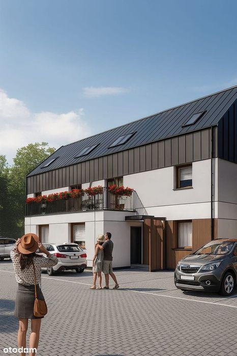 3-pokojowe mieszkanie 56m2 + ogródek Bezpośrednio