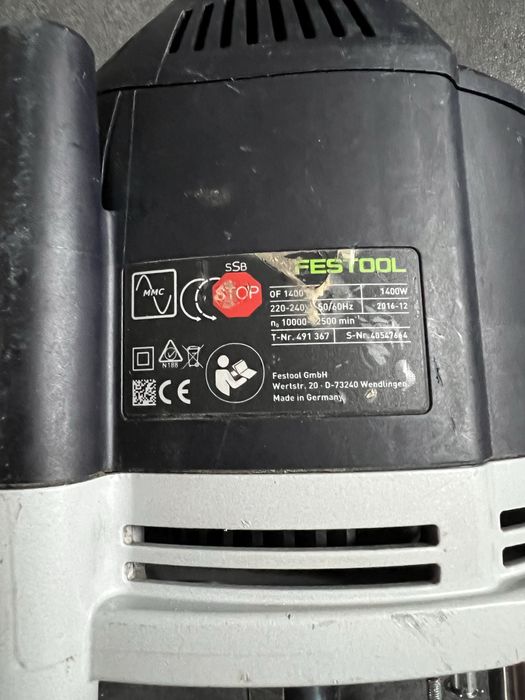 Вертикальний фрезер Festool OF 1400 EBQ