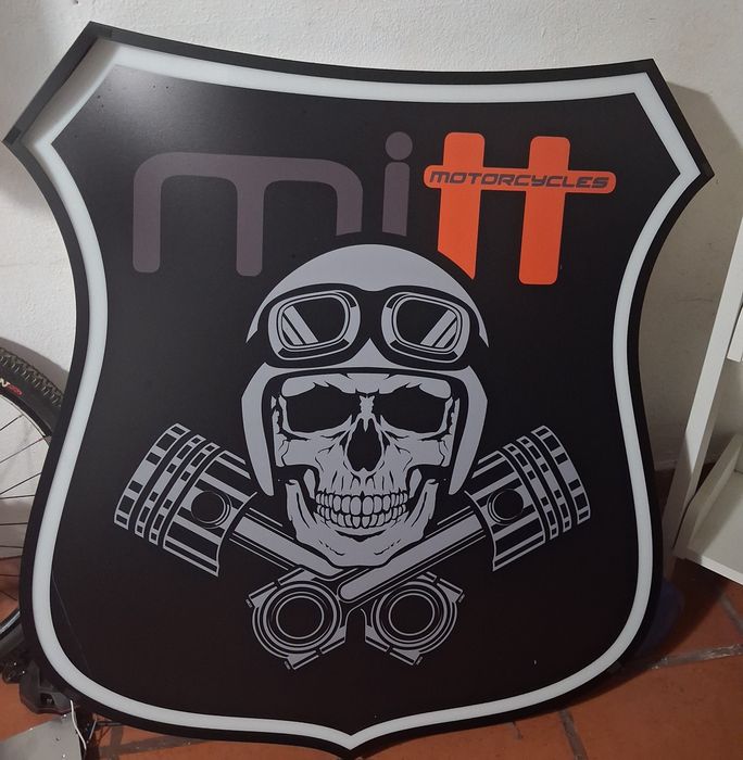 Placar luminoso Mitt motorcycles