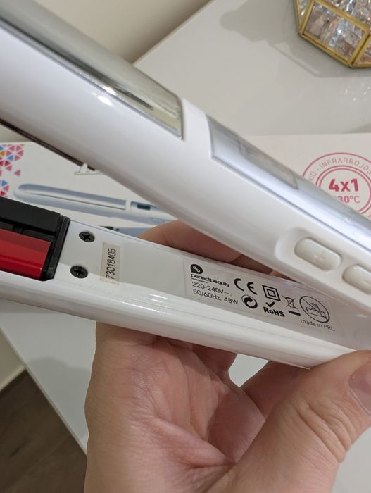 Prancha Ultimate Slim Infra Vermelhos