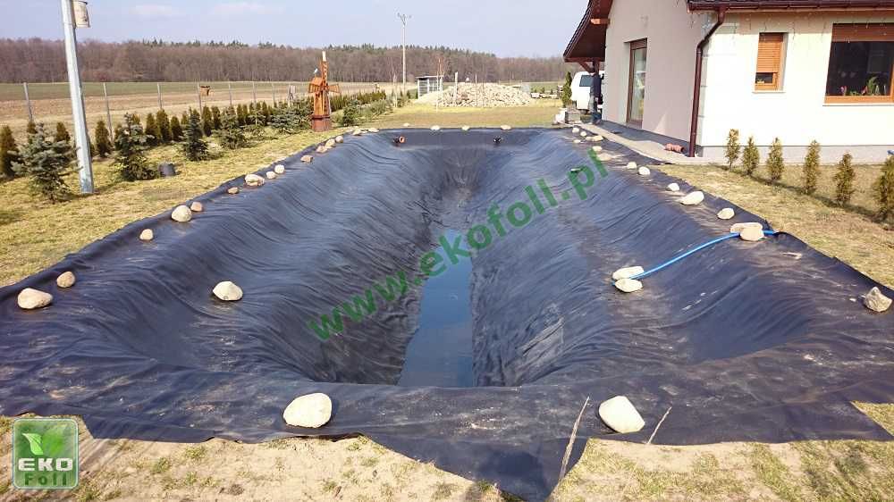 Folia PCV, PVC do oczek wodnych, oczko wodne staw GEOMEBRANA | EKOFOLL
