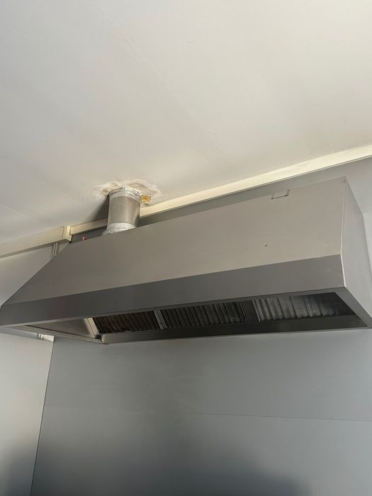 Hotte profissional para restauração — 1,60 m
