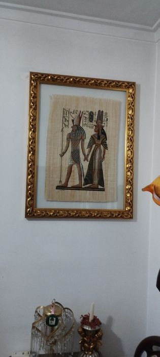Quadro egípcio como novo