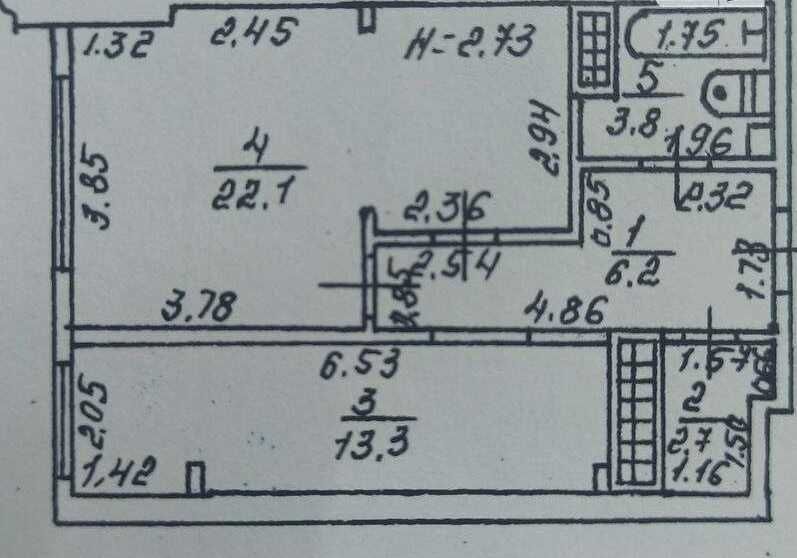1-кімнатна квартира за адресою (площа 48 м²) - Atlanta.ua - фото 15