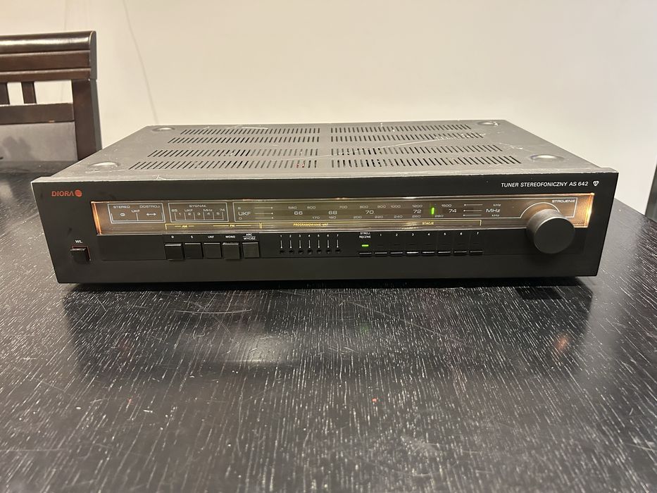 Tuner Radiowy Stereofoniczny Unitra Diora AS-642 Przestrojony
