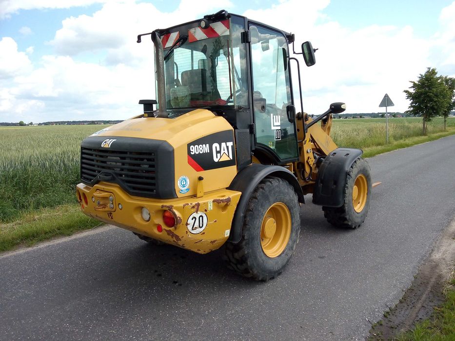 Ładowarka CATERPILLAR CAT 908 M orginał paleciak łyżka