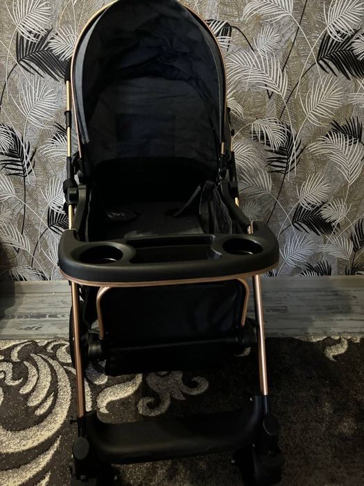 Коляска прогулянкова Ninos Maxi 2 Grey Gold/Графіт