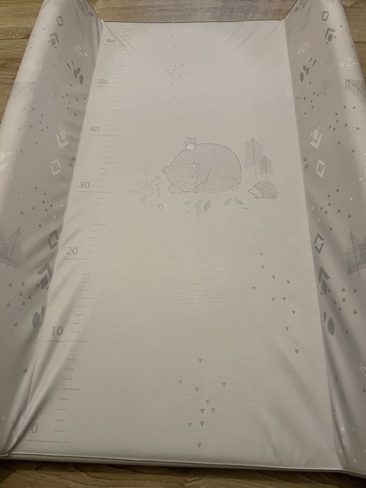 Mata do przewijania Smyk szary przewijak