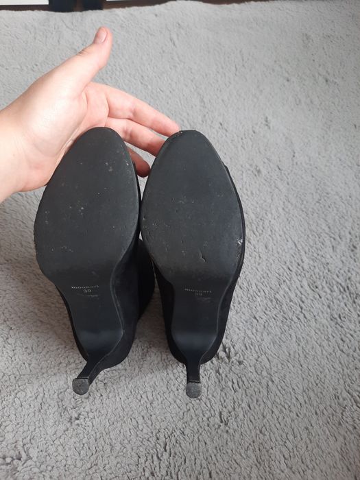 Botki z odkrytymi palcami