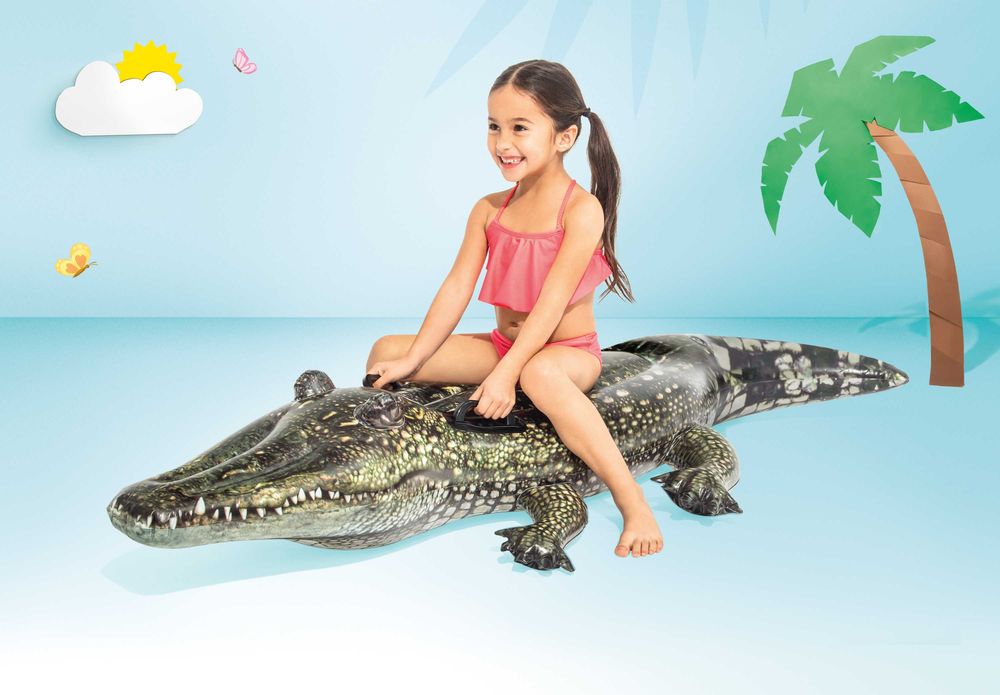 Intex Dmuchany Aligator 170x86 cm Zabawka do Pływania