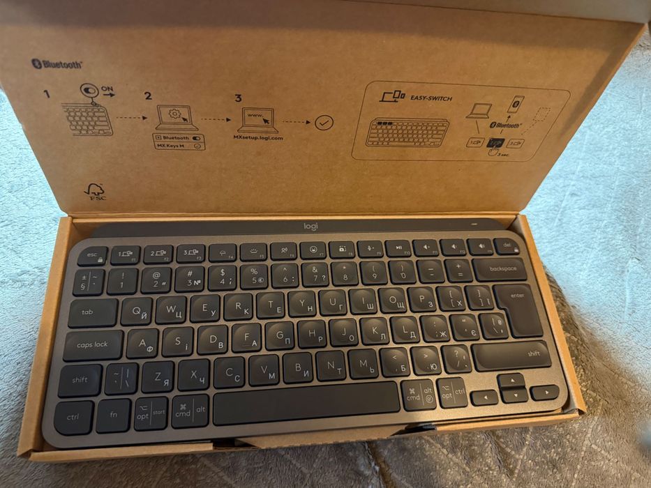 Logitech MX Keys Mini Wireless Illuminated UA Graphite