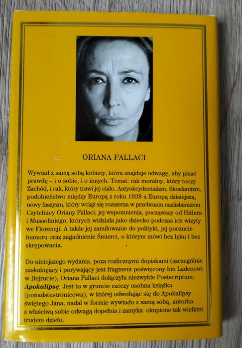 Oriana Fallaci Wywiad z sobą samą. Apokalipsa.