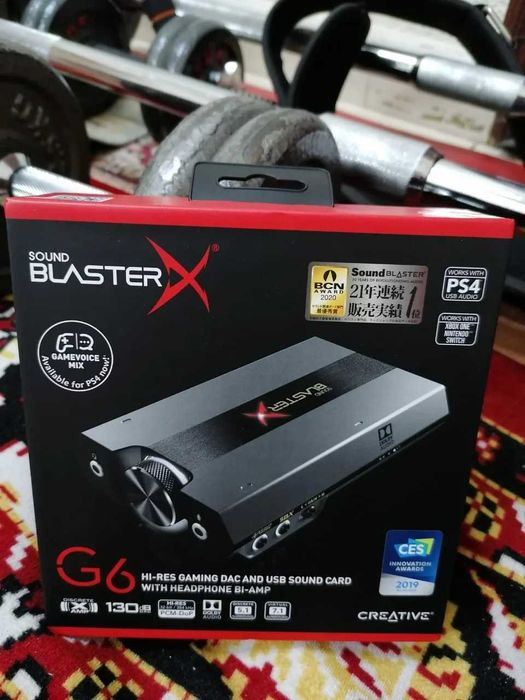 Placa de Som Creative SoundBlasterX G6