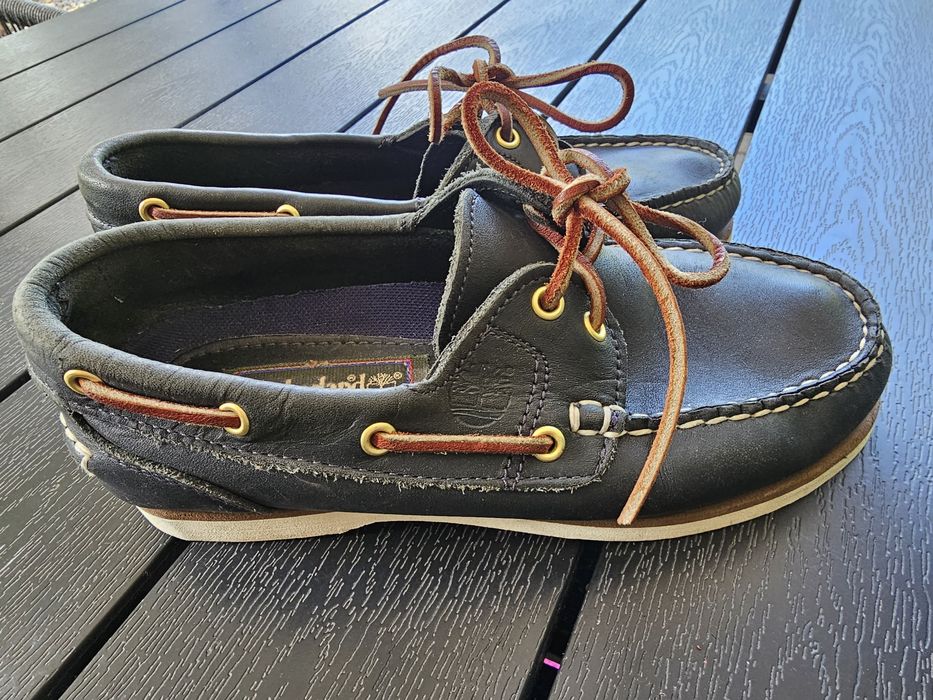 Buty skórzane żeglarskie