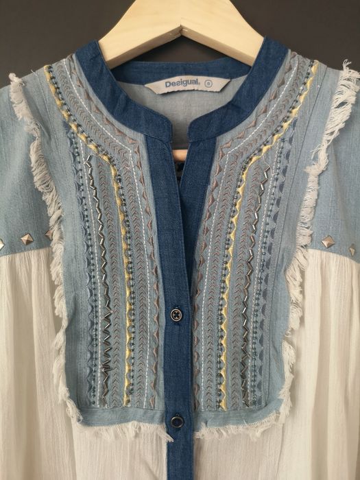 Bluzka na lato Desigual boho/hippie, S.