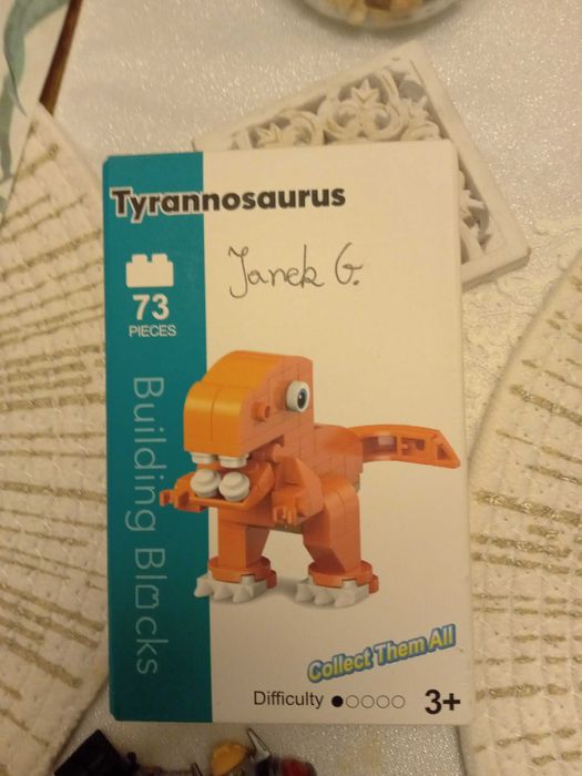 Klocki dinozaur nowe jak lego