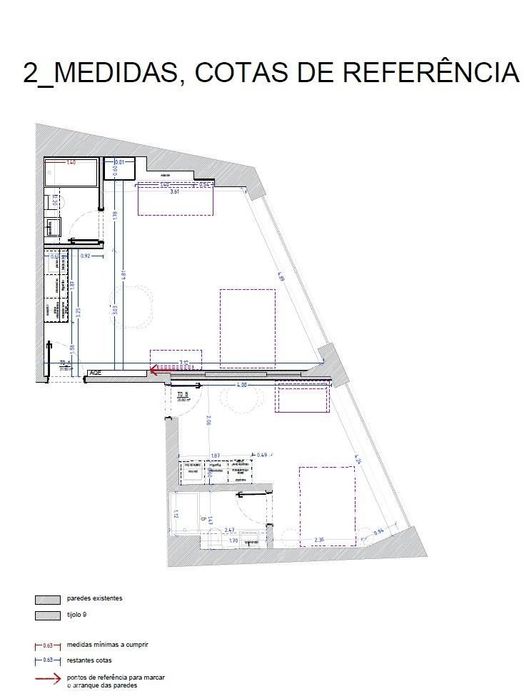 Apartamento T0 com 58 m2 na Rua Aníbal Cunha