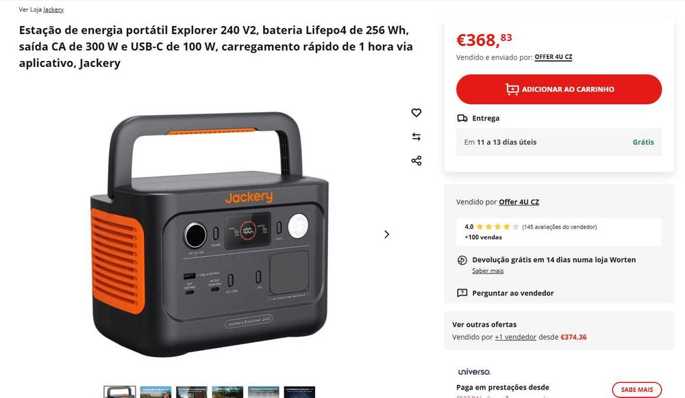 Gerador Solar 600W!
