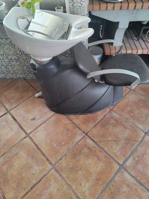Rampa lavagem e cadeira de corte