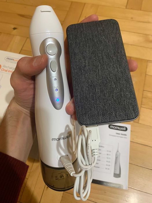 Портативный ирригатор MORNWELL D52-WE3 300 мл Іригатор USB морнвелл