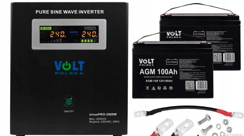 Зарядная станция / ДБЖ / ИБП 1800/2500W Volt Polska SINUS PRO 2500 W