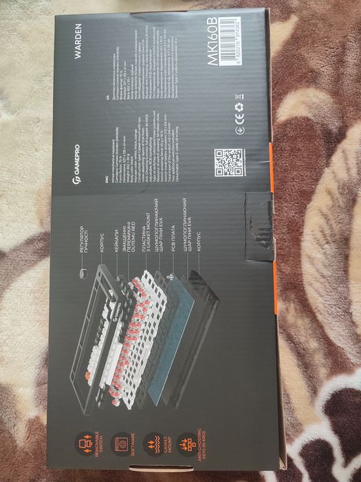 клавіатура gamepro mk160B  мишка Ryzen