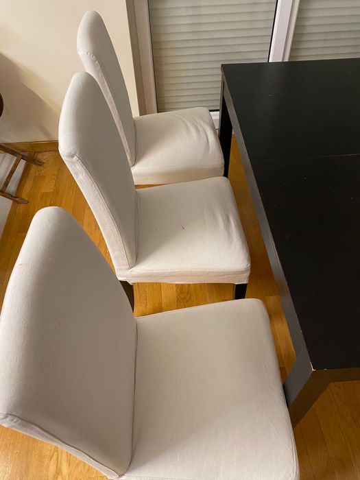 Mesa sala jantar extensivel e 6 cadeiras