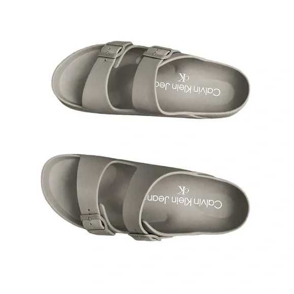 Новые шлепанцы calvin klein ( ck taupe slide ) с америки 9us-12us