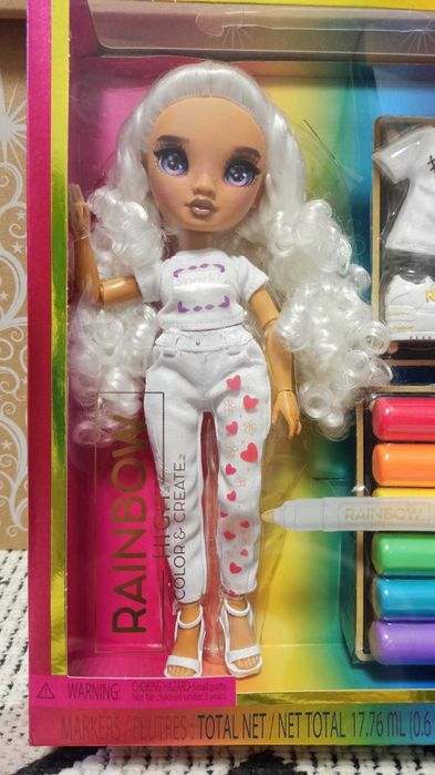 lalka Rainbow High Color & Create Fashion DIY