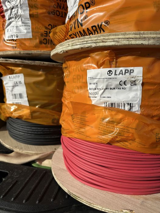 Кабель для сонячних панелей 6 мм Німецький Hikra