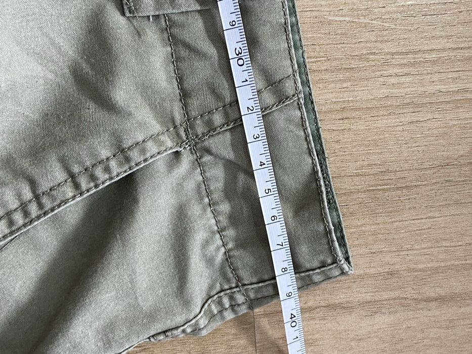 Classic M  męskie krótkie spodenki spodnie cargo szare khaki Vintage