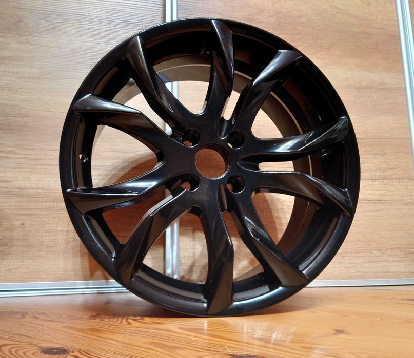 Felgi 18" Citroen/Peugeot RS 4x108 7,5J Czarny Połysk Mal. Proszkowo