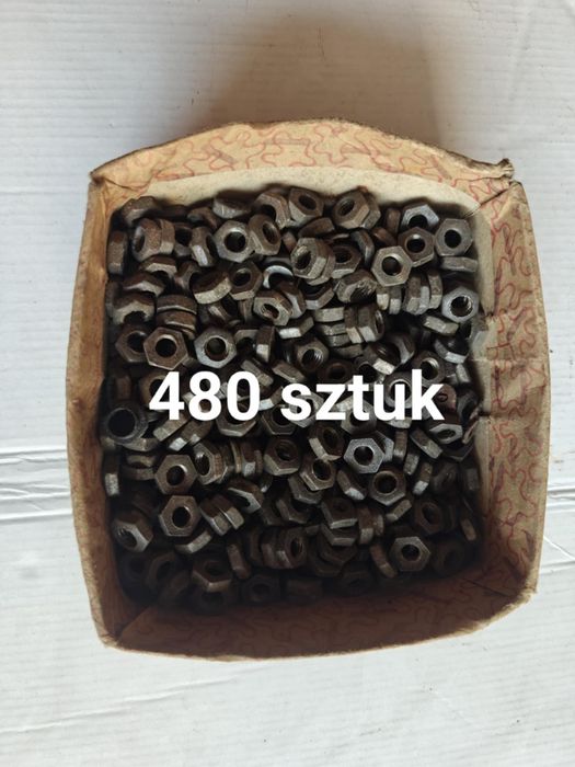 Nakrętki stalowe M8 – 480 szt. – klucz 13 stal