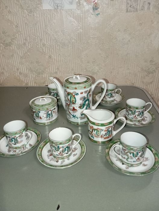 Кофейный сервиз Дракон КНР,70-80года ХХ- века